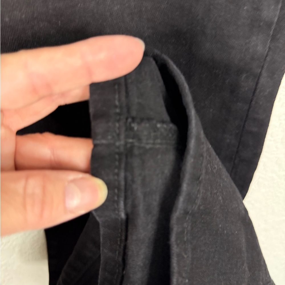 Anthropologie Pilcro The Icon Mid Rise Flare Black Wash Jeans Casual Boho Office - Picture 6 of 10